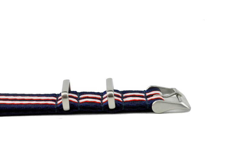 1950 Regatta Thin Seatbelt Nylon Watch Strap (Classic Length)