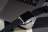 SMC Rubber - Black Professional Fluorine Rubber Strap for Apple Watch