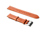 Carrot Palmellato Padded Leather Watch Strap