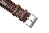 Chestnut Palmellato Padded Leather Watch Strap