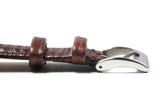 Chestnut Palmellato Padded Leather Watch Strap