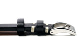 Black Horween Chromexcel Vintage Leather Watch Strap