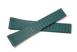 Green Ratchet Clasp Rubber Strap