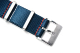 Royal Blue Loop Seatbelt Watch Strap