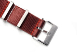 Garnet Loop Seatbelt Watch Strap