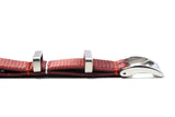 Garnet Loop Seatbelt Watch Strap