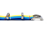 Ukraine Ribbed Nylon Watch Strap
