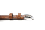 Brown Alligator Leather Watch Strap