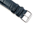 Blue Alligator Leather Watch Strap