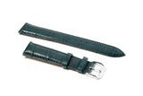 Green Alligator Leather Watch Strap