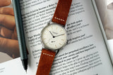 Brown Suede Leather Watch Strap