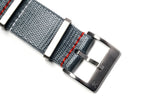Grey DLC Loop Seatbelt Watch Strap