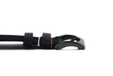 Black DLC 2-Piece Ribbed Nylon Watch Strap