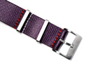 Eggplant Loop Seatbelt Watch Strap