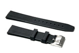 Black Engineer I Fluorine Rubber Watch Strap