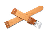 Brown Suede Leather Watch Strap
