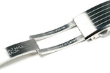Red Ratchet Clasp Rubber Strap