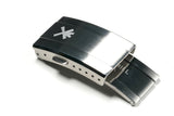 Black Curved CTS Rubber Strap