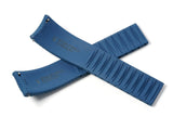 Blue Textured CTS Rubber Strap