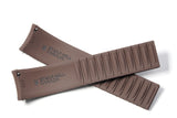Brown Textured CTS Rubber Strap