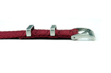 Red Single Pass Seatbelt Watch Strap