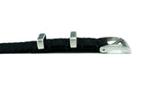 Black Single Pass Seatbelt Watch Strap