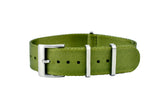 Moss Green Seatbelt Nylon Watch Strap