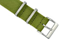 Moss Green Seatbelt Nylon Watch Strap