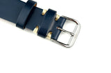 Vintage Blue Shell Cordovan Leather Strap