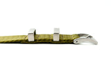 Olive Single Pass Seatbelt Watch Strap