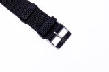 Space Black 2-Piece Nylon Watch Strap (Clearance)