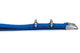 Egyptian Blue Cross Stitched Nylon Watch Strap