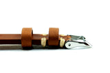 Vintage Chestnut Brown Leather Strap