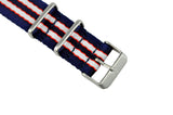 1950 Regatta Thin Seatbelt Nylon Watch Strap (Classic Length)