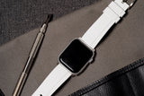 SMC Rubber - White Professional Fluorine Rubber Strap for Apple Watch