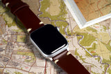 Vintage Brown Shell Cordovan Leather Strap for Apple Watch