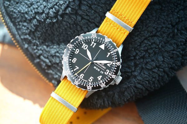 Kururu Ribbed Nylon Watch Strap