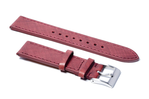 Bordeaux Mozart Leather Strap