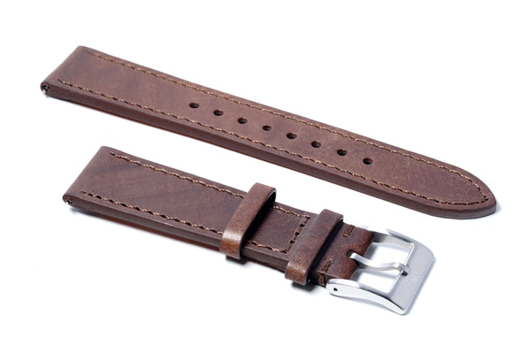 Chocolate Mozart Leather Strap