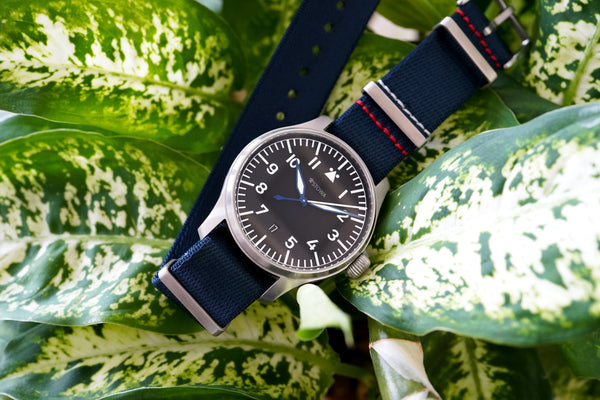 Royal Blue Loop Seatbelt Watch Strap