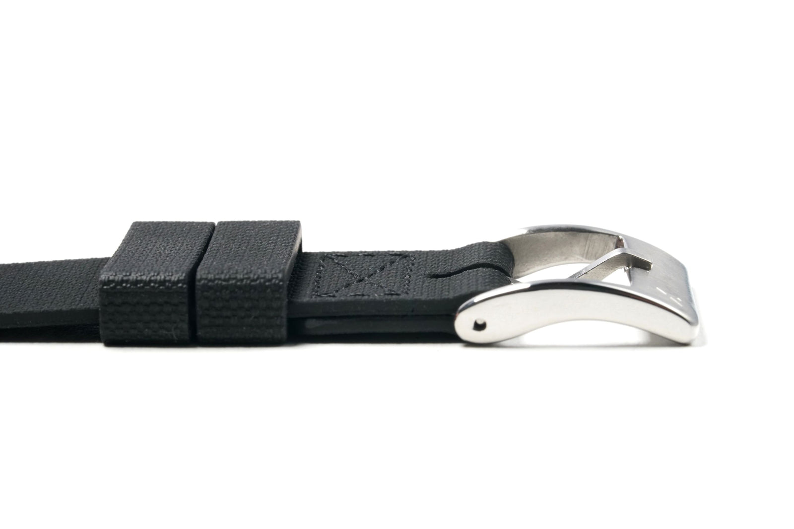 Black Single Pass Fluorine Rubber Watch Strap – Strap Mill Canada