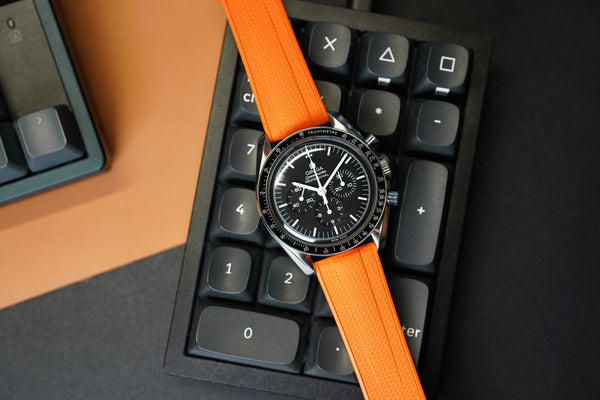 Orange Engineer I Fluorine Rubber Watch Strap