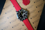Red Engineer I Fluorine Rubber Watch Strap