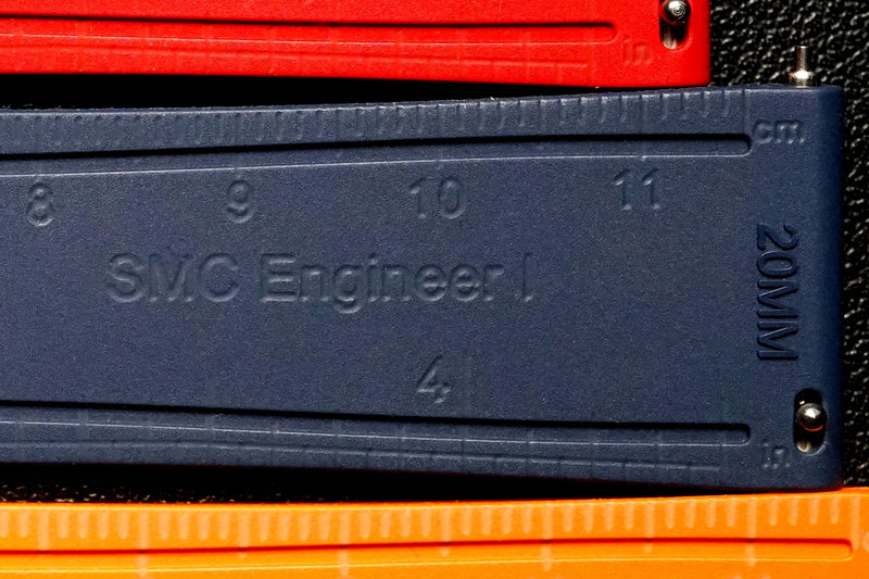 Blue Engineer I Fluorine Rubber Watch Strap