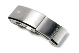 Red Ratchet Clasp Rubber Strap