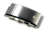Grey Ratchet Clasp Rubber Strap