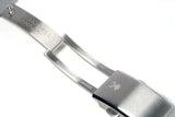 Grey Ratchet Clasp Rubber Strap
