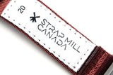 Garnet Loop Seatbelt Watch Strap