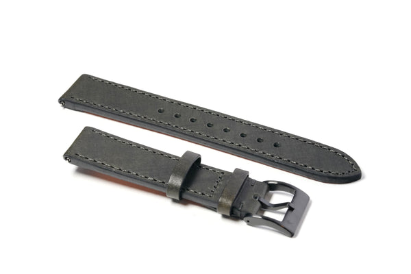 Grey Mozart Leather Strap