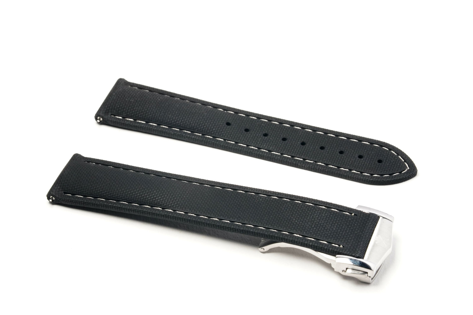 Black Deployant Clasp Rubber Strap – Strap Mill Canada